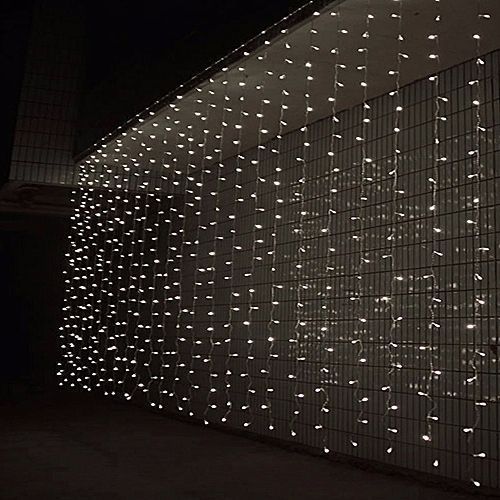 Bulbs Waterfall Christmas Curtain Lights