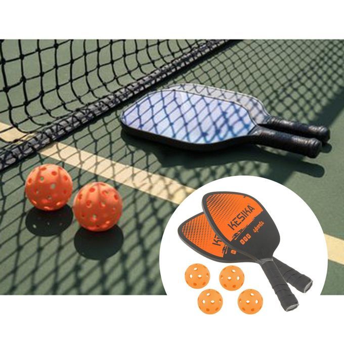Professional Pickleball Paddles With Bag Lightweight Comfort Orange
