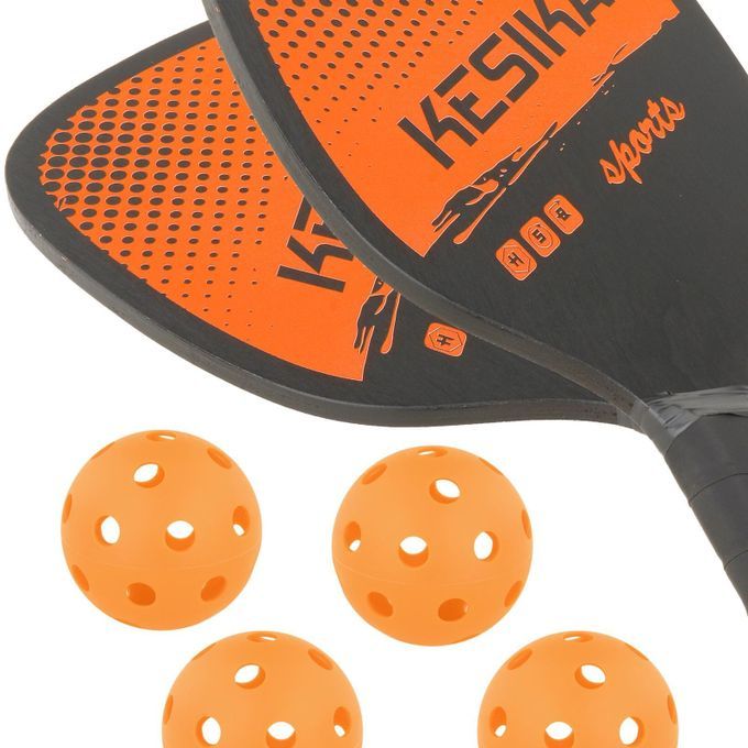 Professional Pickleball Paddles With Bag Lightweight Comfort Orange