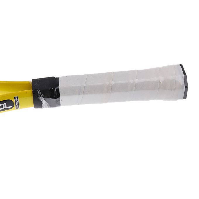 Junior Strung Tennis Racquet 23" With Cover For Kids Youth Yellow