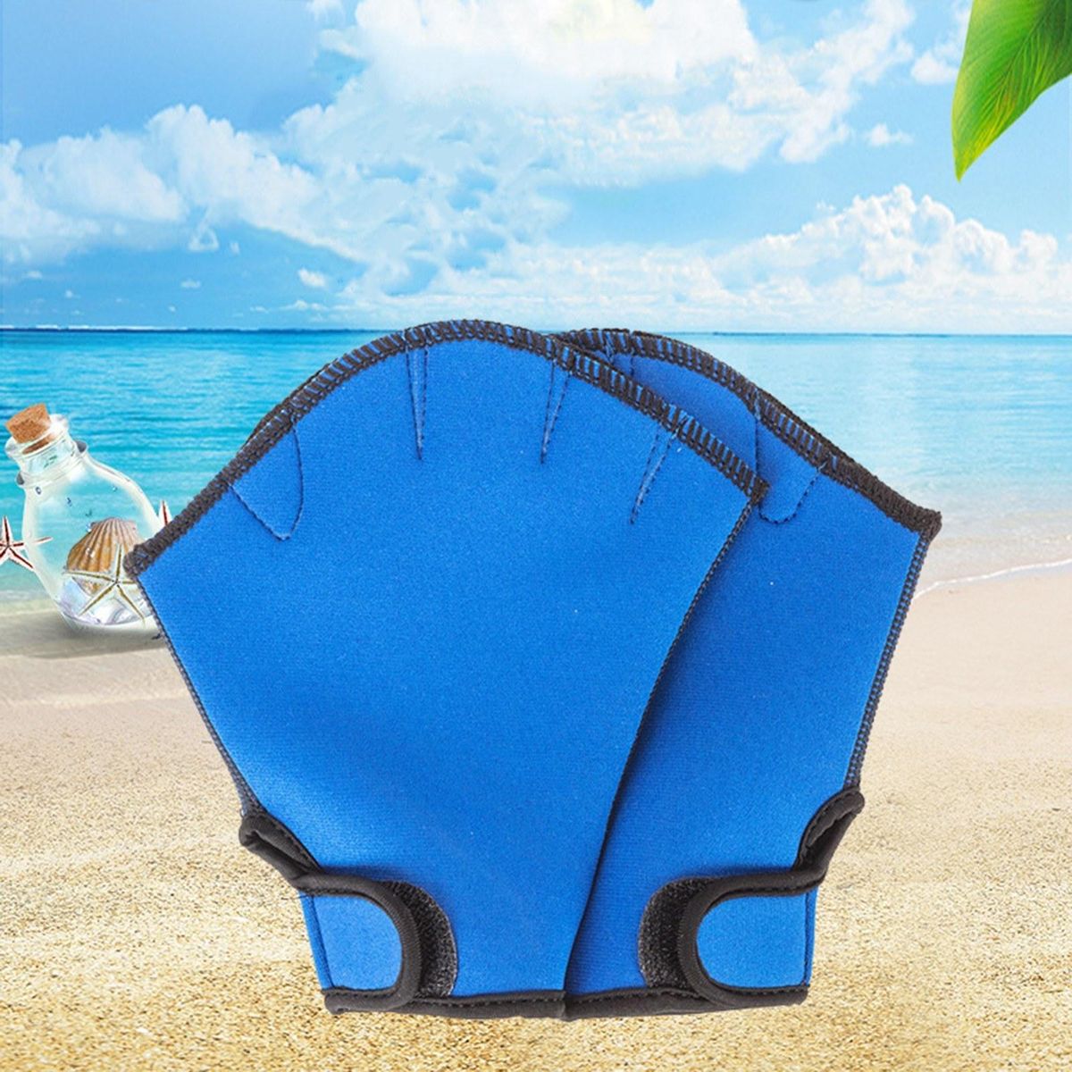 Webbed Swimming Gloves Aquatic Traning Paddles Water Resistance Diving Hand Paddles for Swimming Diving Training