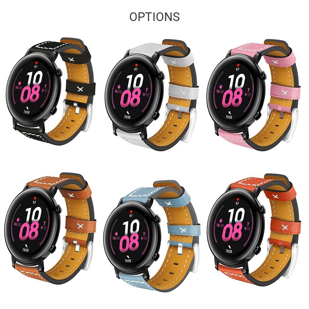 20mm Leather Watch Strap Quick Release Replacement Watchband