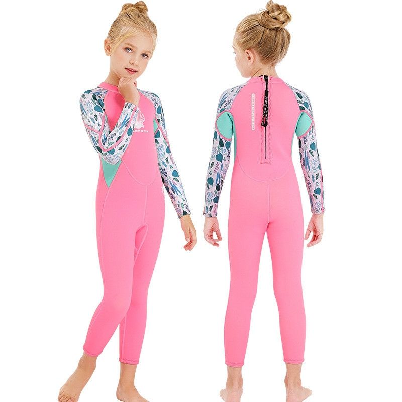 Shell Pattern Children Diving Suit One-piece Swimsuit Snorkeling Surfing Anti-jellyfish Clothing