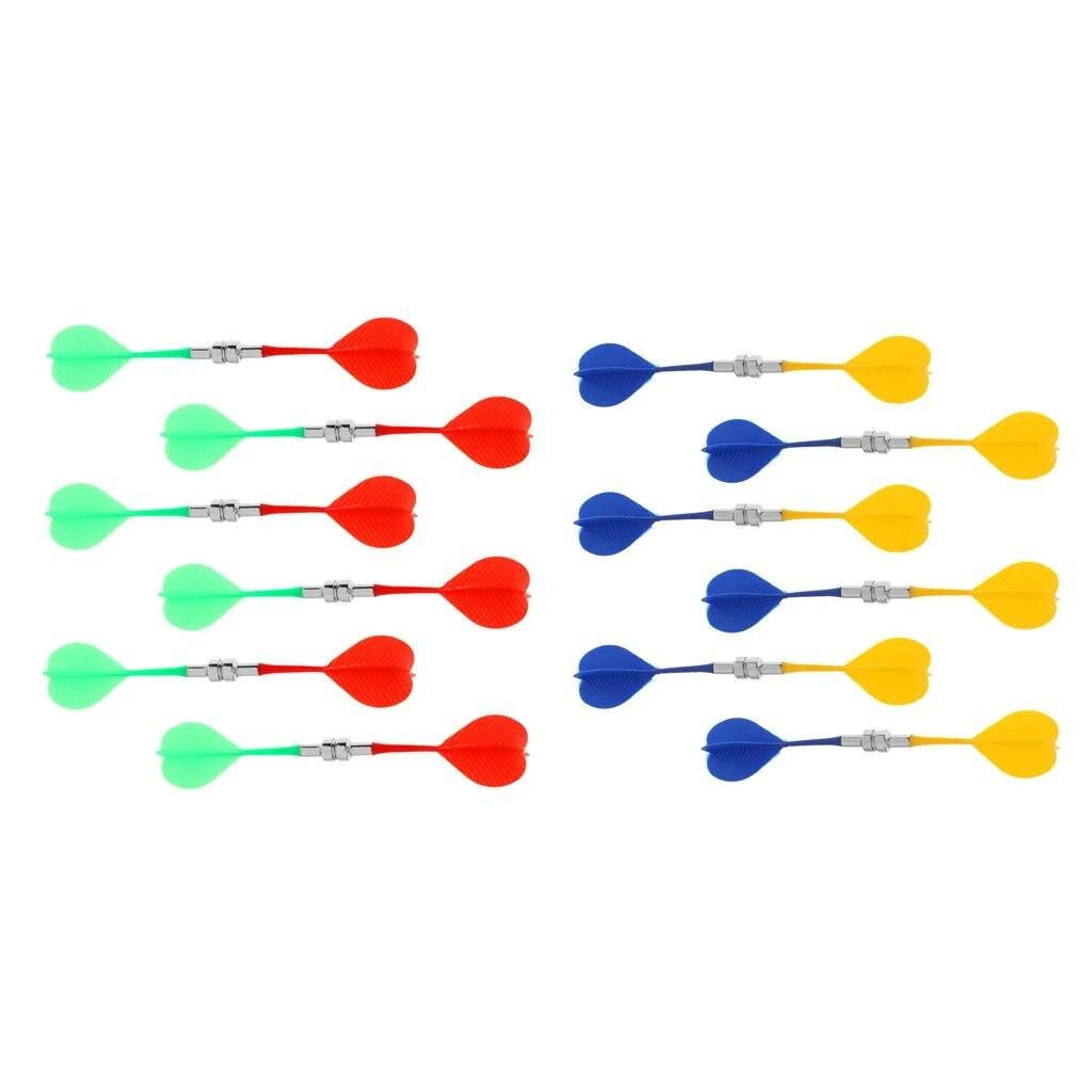 24pcs Replacement Darts Target Plastic Wing Magnetic Darts Needle