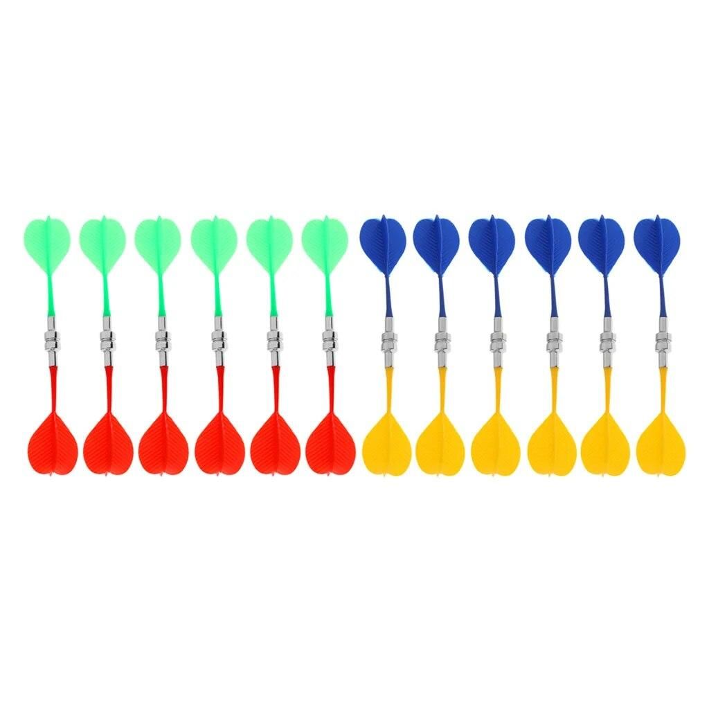 24pcs Replacement Darts Target Plastic Wing Magnetic Darts Needle