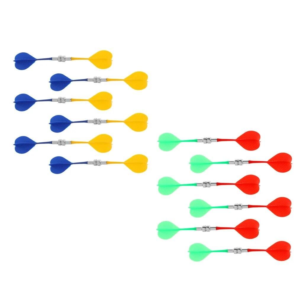 24pcs Replacement Darts Target Plastic Wing Magnetic Darts Needle