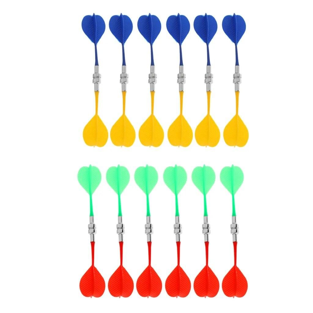 24pcs Replacement Darts Target Plastic Wing Magnetic Darts Needle