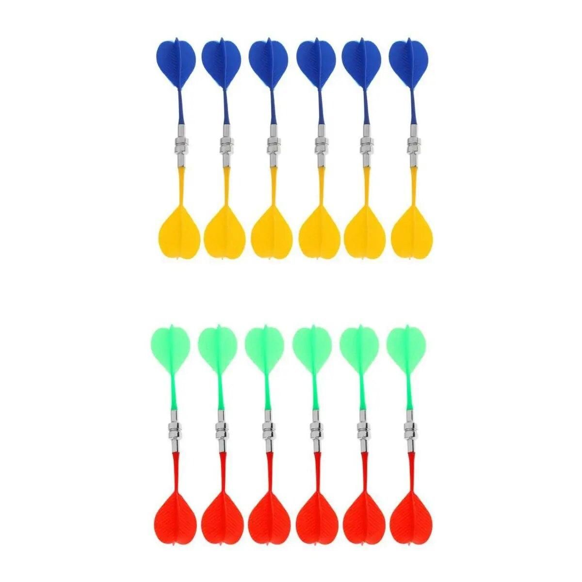 24pcs Replacement Darts Target Plastic Wing Magnetic Darts Needle