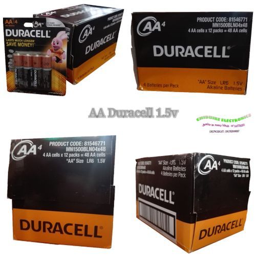 Super Alkaline 12 Cards Of Duracell R6AA 1.5v Alkaline Battery
