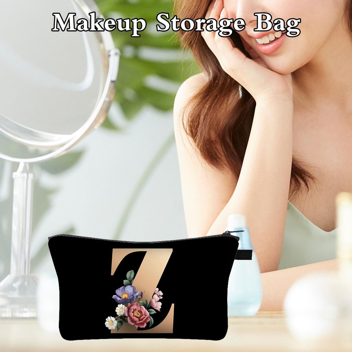 Makeup Storage Bag Women Makeup Tool Stationery Storage Bag