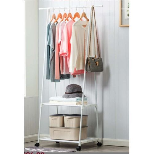 Durable Cloth Rack With Wheels