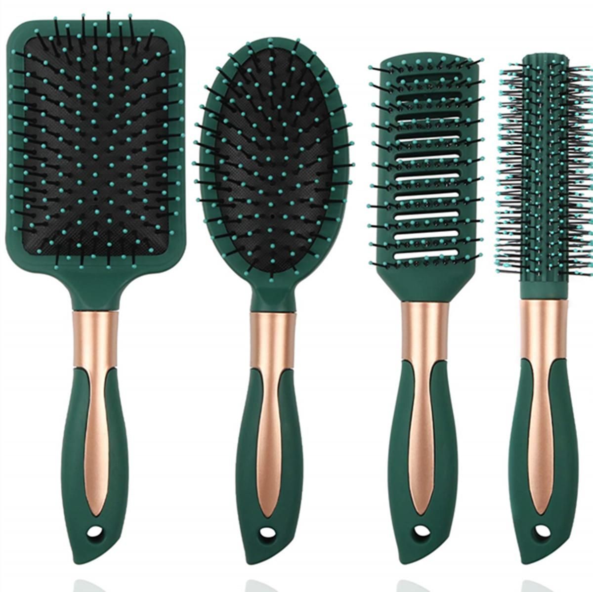 Comb Set for Women and Men 4 Pcs Wet Hair Brushes for long Hair No Tangle Hair Brush for Curly or Straight Hair