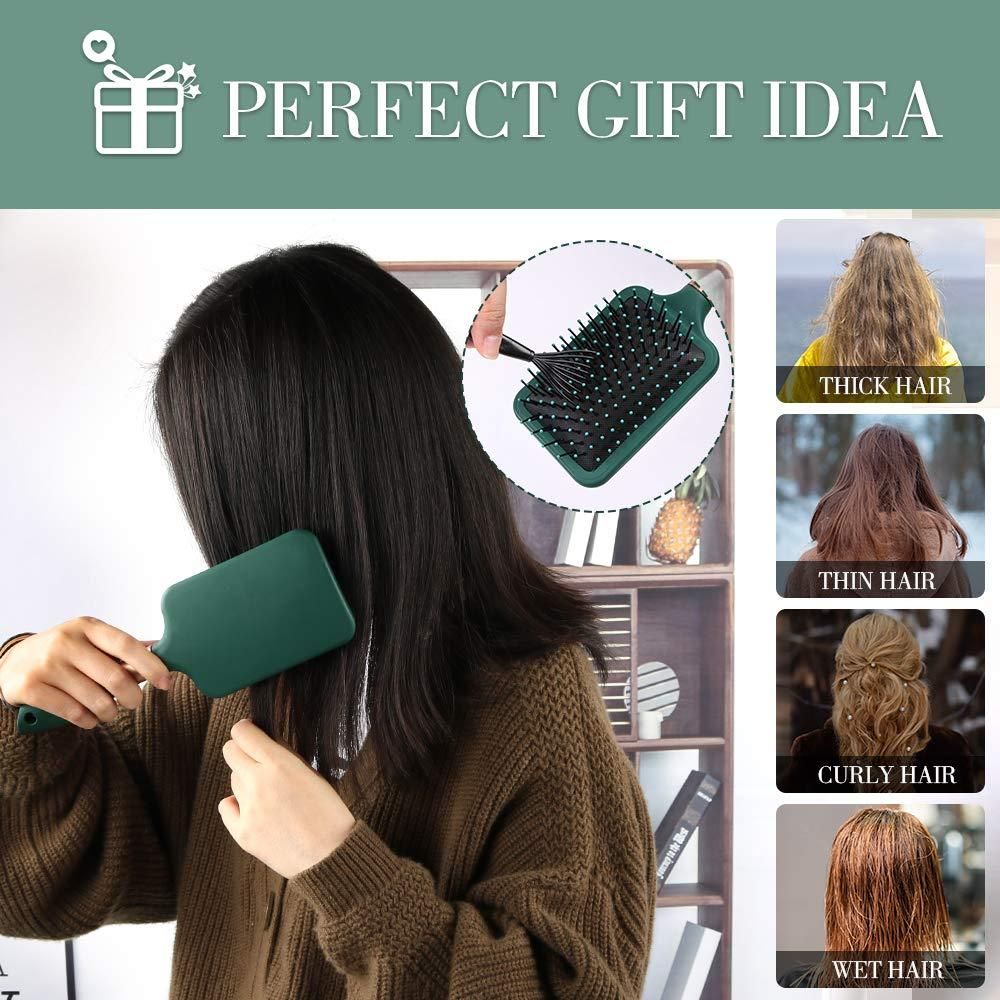 Comb Set for Women and Men 4 Pcs Wet Hair Brushes for long Hair No Tangle Hair Brush for Curly or Straight Hair