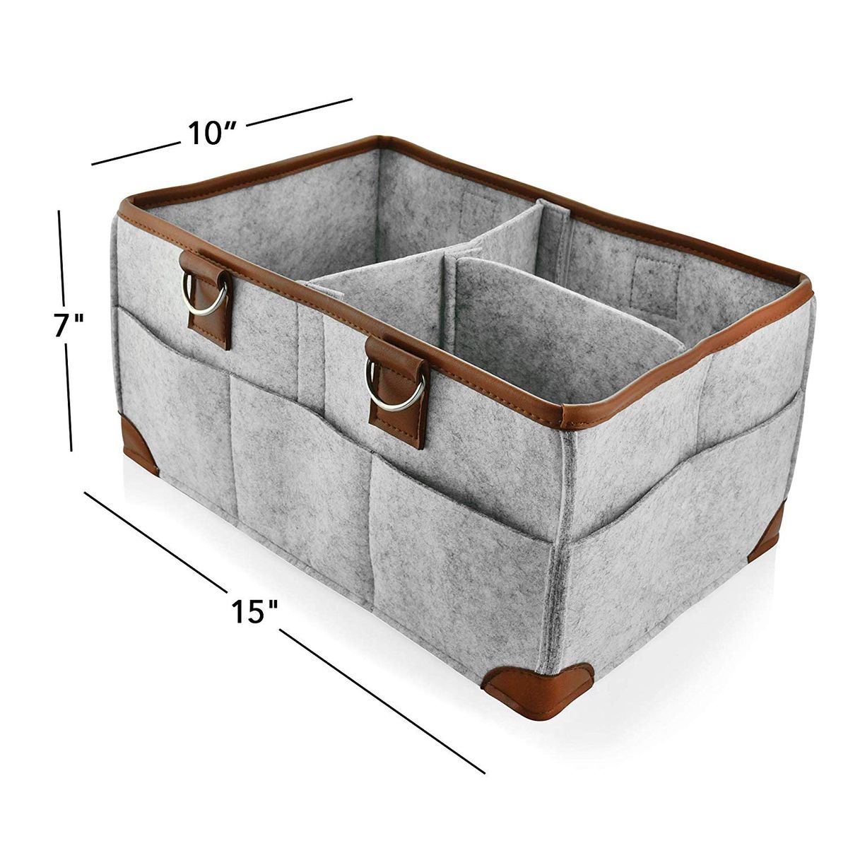 Baby Diaper Caddy Organizer Portable Storage Basket