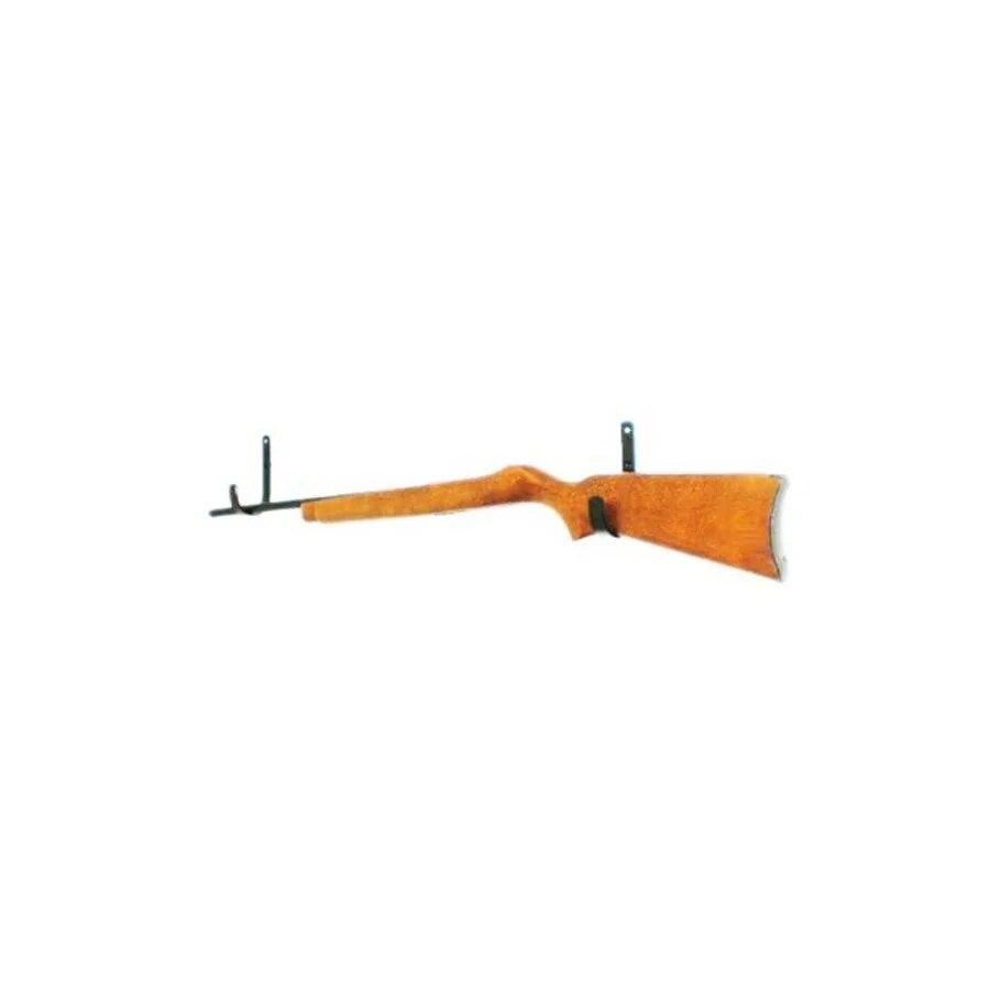 Gun Rack Shotgun Hooks Rifle Hangers Archery Bow Felt Lined Wall Mount Storage