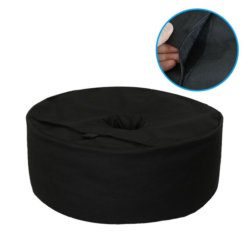 Sandbag for Umbrella Base Canopy Weight Bag 15" Round Sandbags for Outdoor Sunshade Beach Tent Camping Hiking Canopy