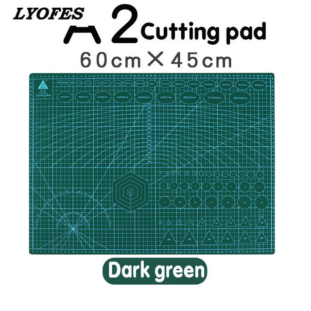 A2 Cutting Board Grid Line Self-healing Cutting Bo