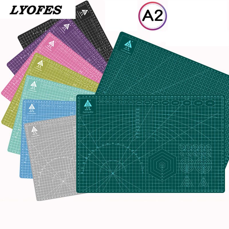 A2 Cutting Board Grid Line Self-healing Cutting Bo