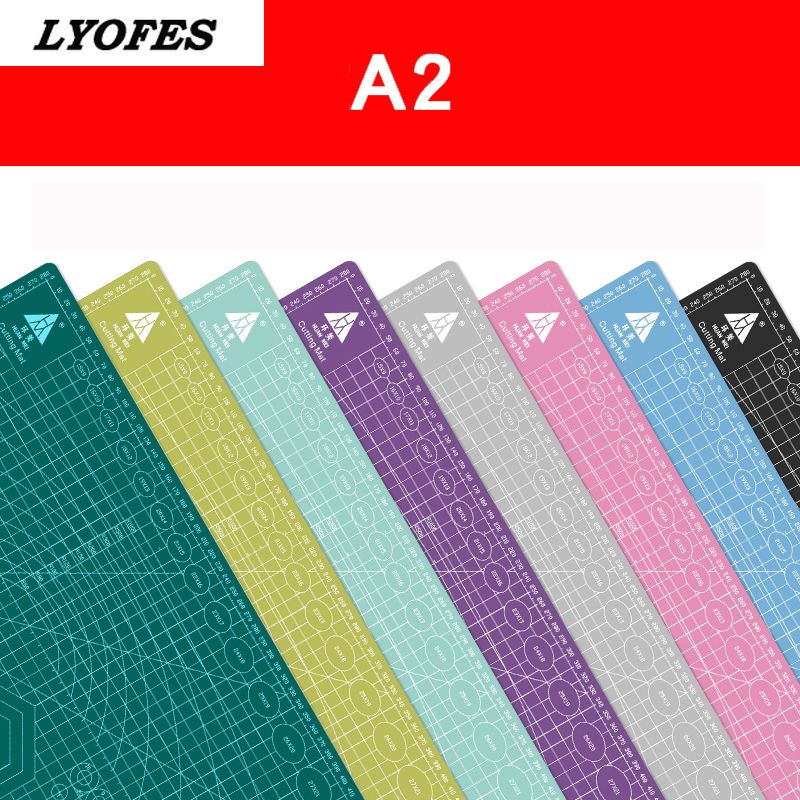 A2 Cutting Board Grid Line Self-healing Cutting Bo