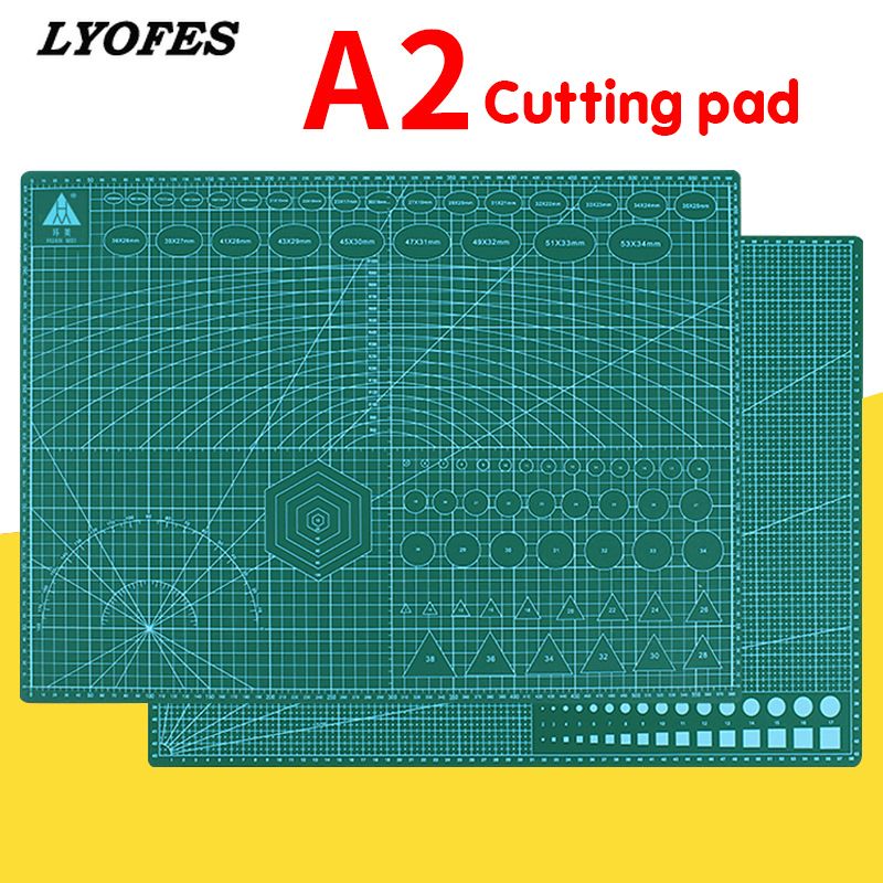 A2 Cutting Board Grid Line Self-healing Cutting Bo