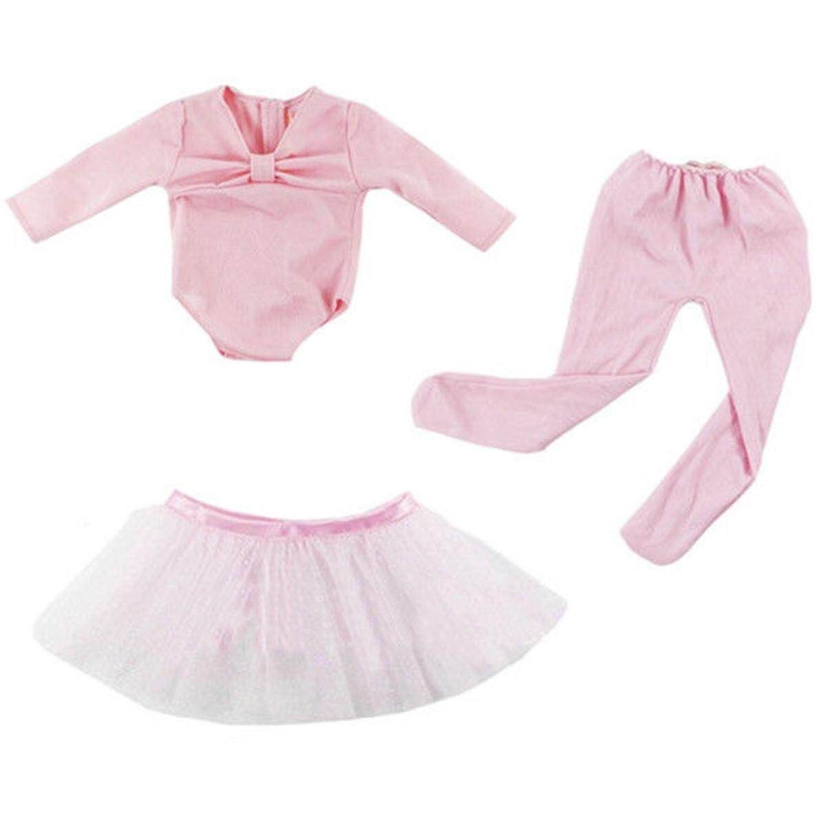 Pink Handmade Clothes Party Dress Skirt Set Gift Fits 18" American Girl Doll