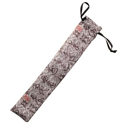 Folding Style Bag String Storage Retro Gift 1pc Chinese Cover Eastern Hand Decorative Pouch Shape Ancient Fan Drawing Case Long