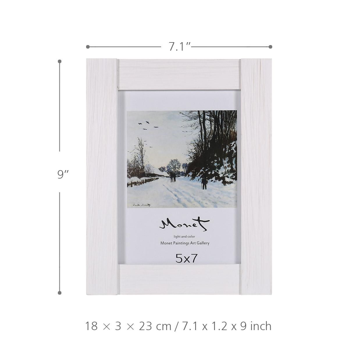 Wood Photo Framework Real Glass Display Picture Framework Table Top Desktop Display 5x7