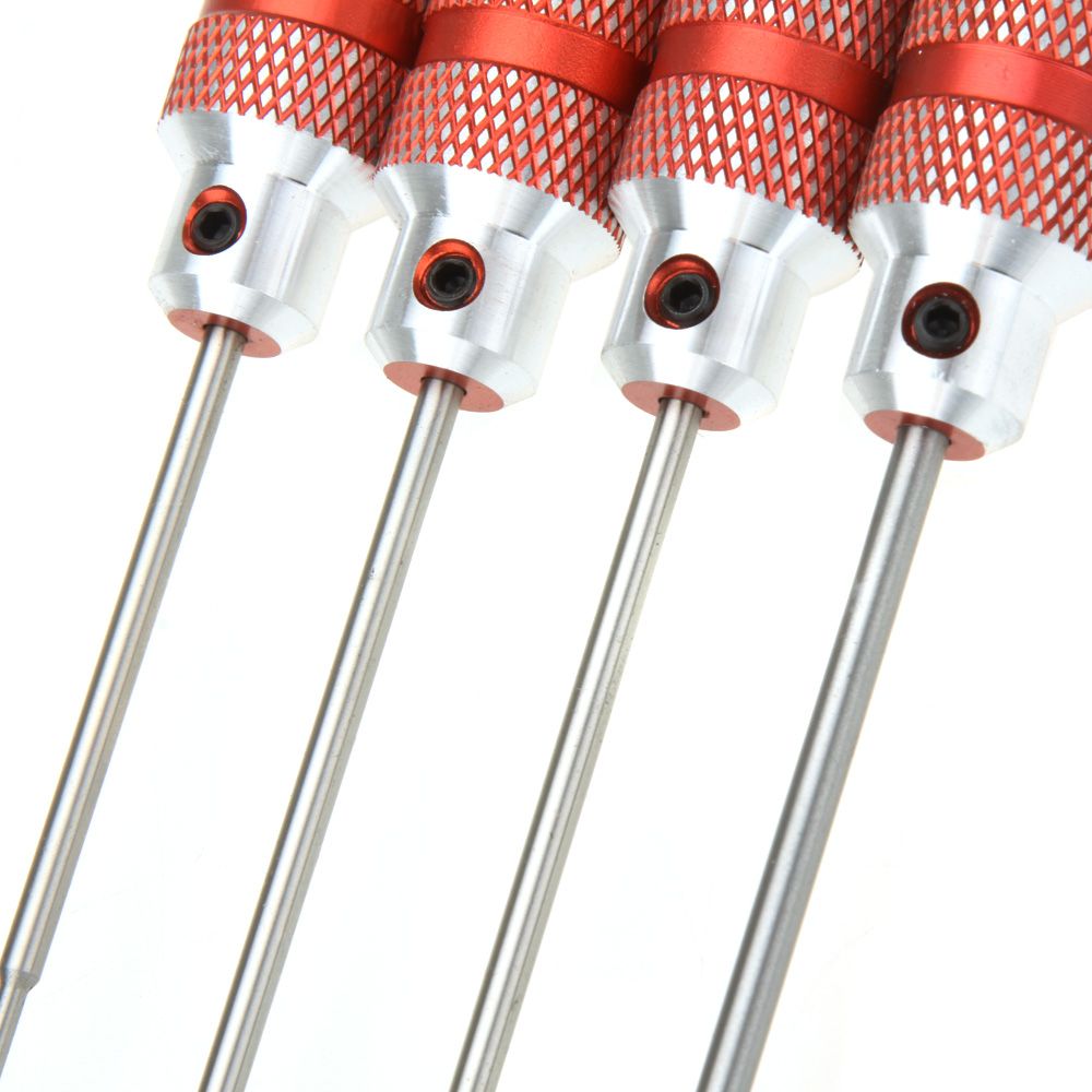 Titanium Nitride TiNi Hex Driver Wrench 4Pcs Set