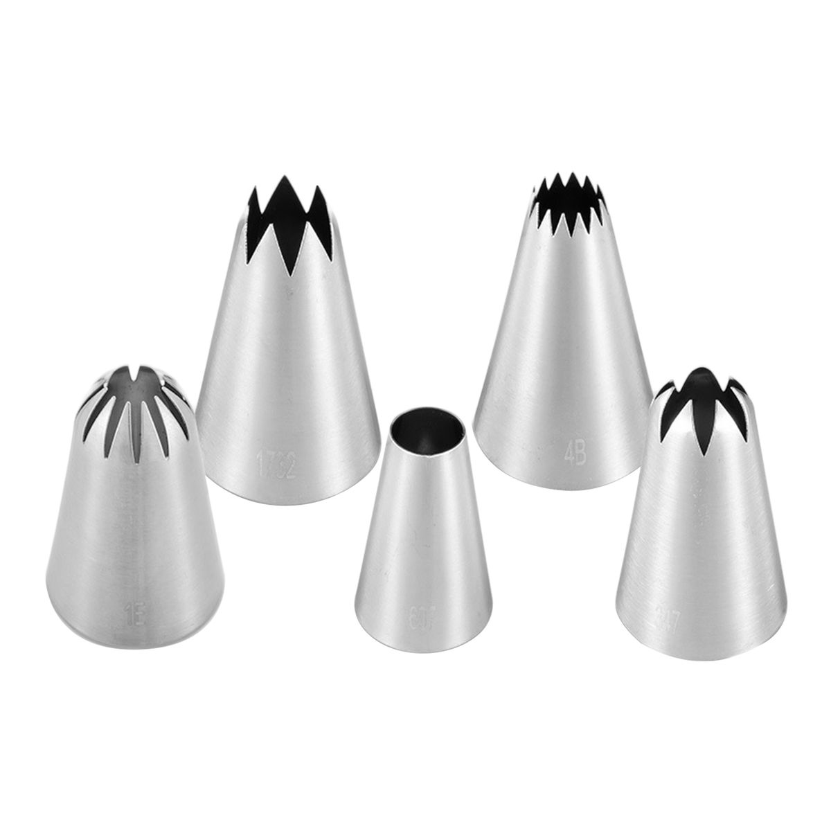 5PCS Cake Decorating Icing Tips For Cake Cupcake Decorating