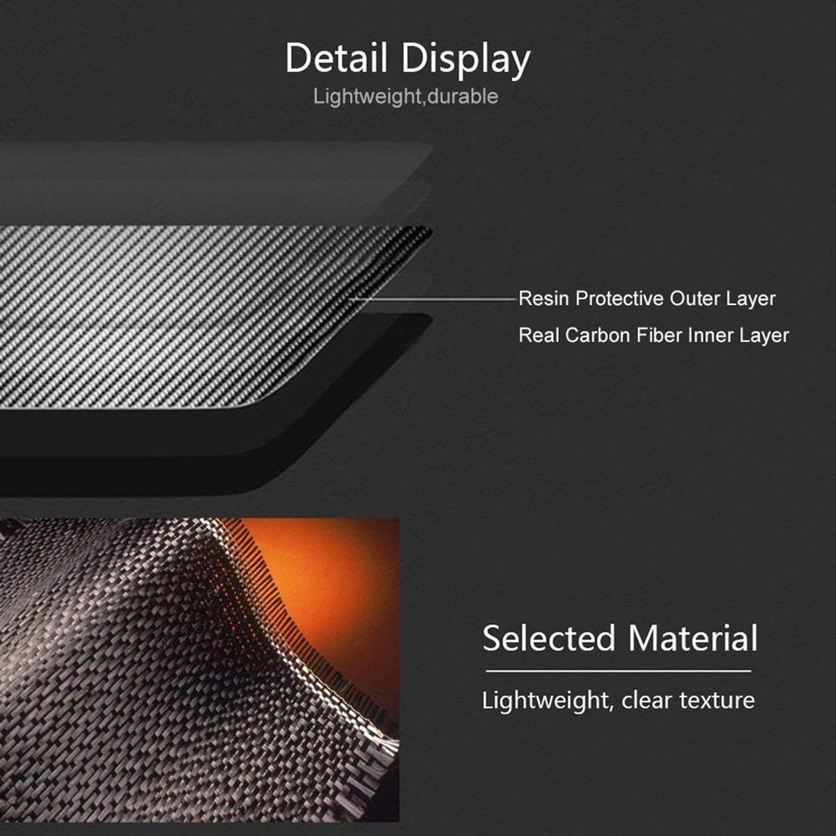 Carbon Fiber Automotive Door Interior Stickers Replacement For Infiniti Q50 Q60 QX50 QX60 Accessories