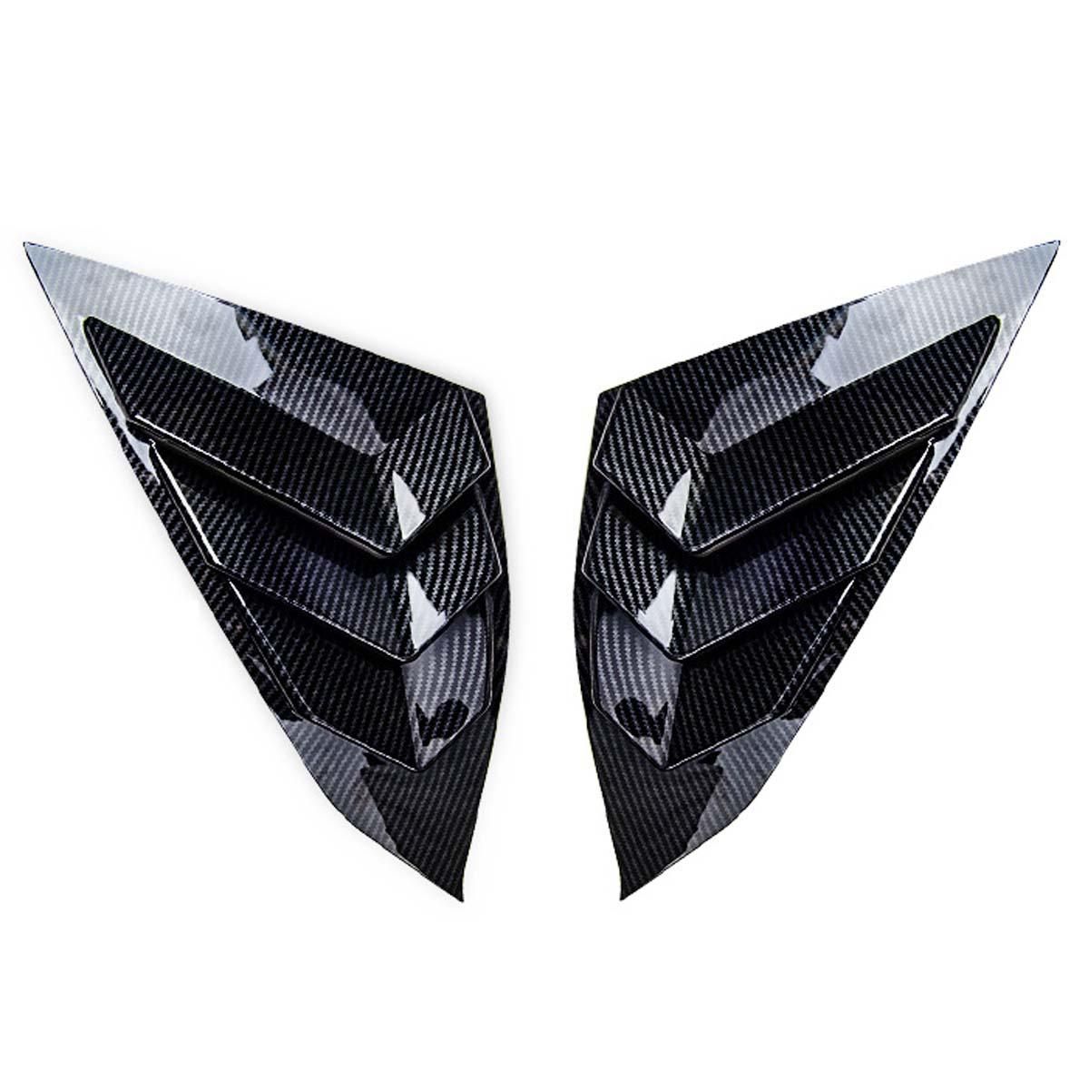 1/4 Rear Quarter Side Window Louvers Scoop Spoiler Windshield Cover For Honda Accord 10th Gen 2018 2019 2020 Car Accessories