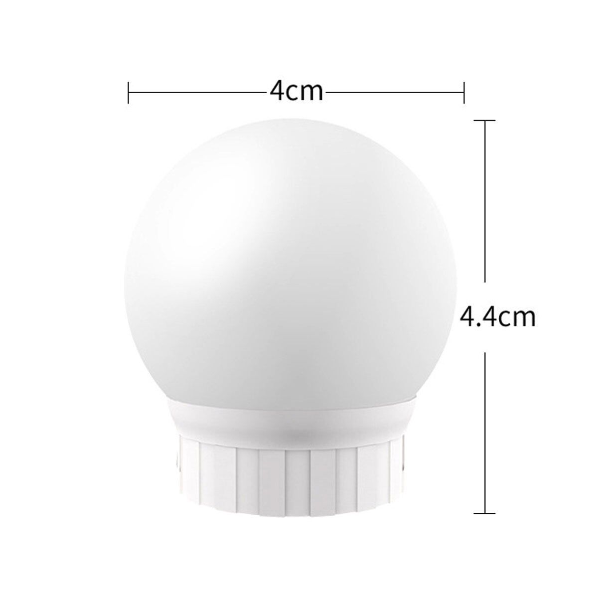 4000-5000K Vanity LED Mirror Light Kit For Makeup Hollywood Mirror With Dimmable Light Bulb -- 2pcs /6pcs /10pcs /14pcs LEDs 14 LEDs