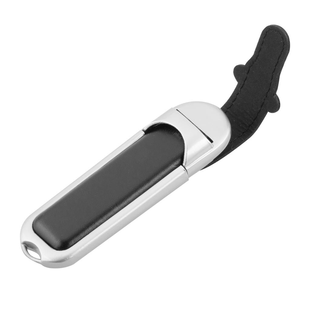Metal And PU Leather USB 2.0 Flash Memory  Pen Thumb Disk