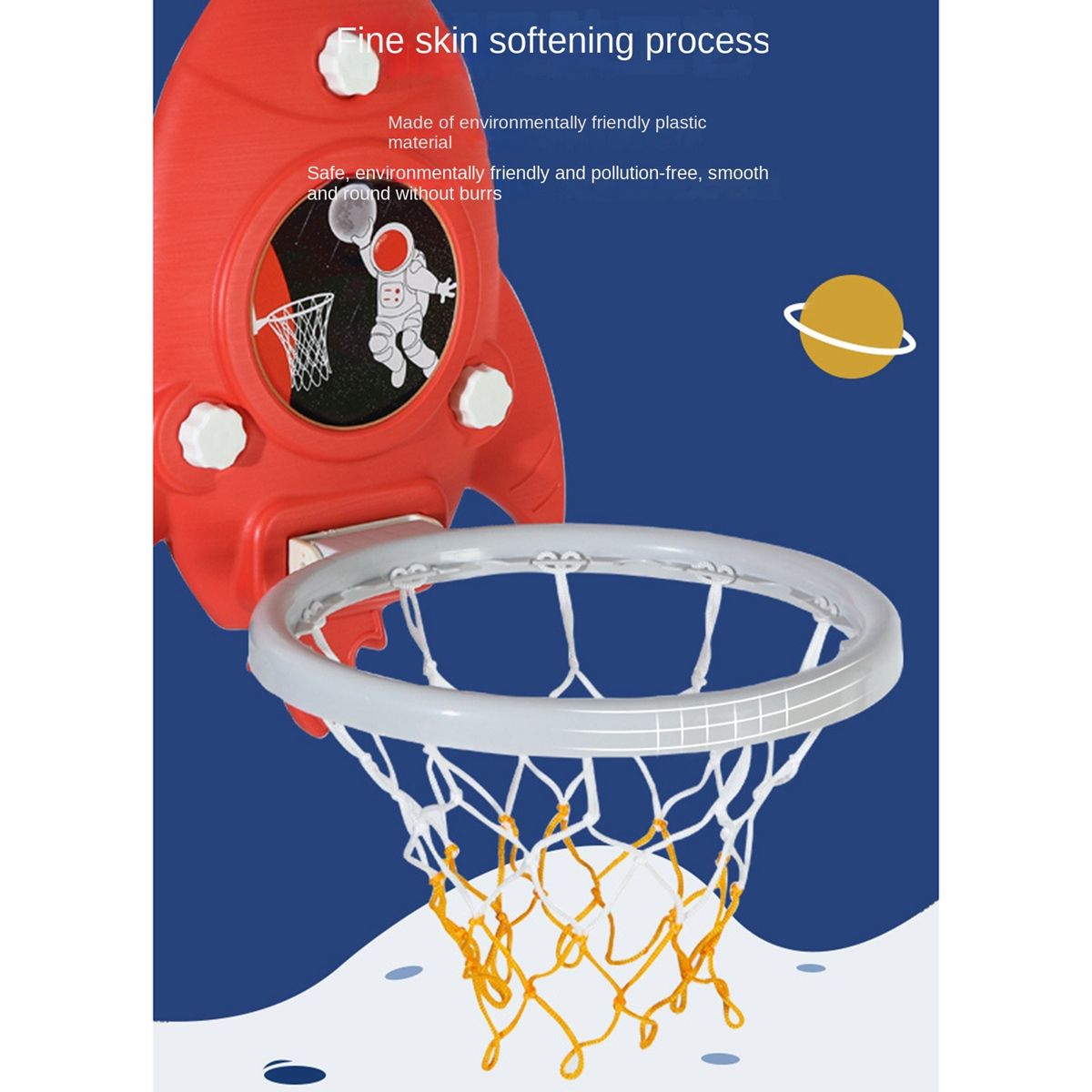 Kids Sports Toy Hoop Set with Balls&Ball Pump Ha