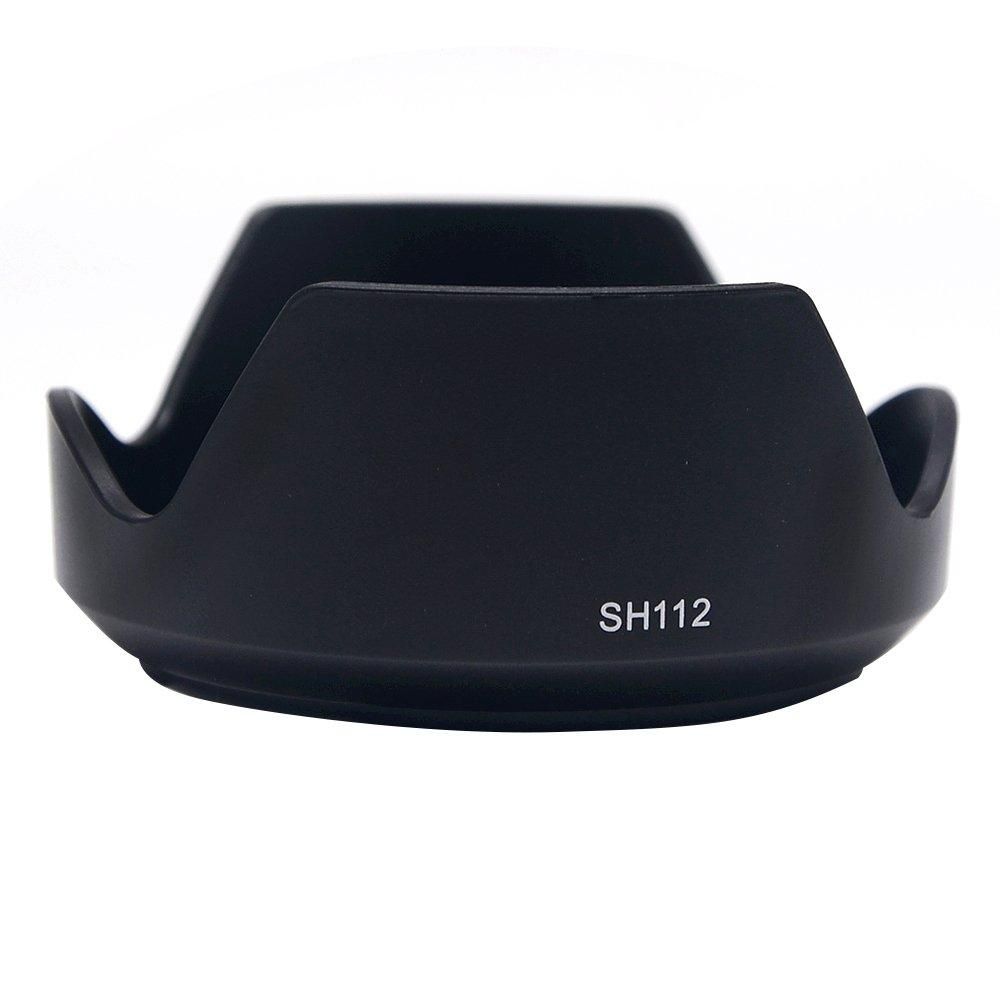 SH112 Lens Hood Replace ALC-SH112 for Sony E SEL-1855 18-55 mm f/3.5-5.6 , SEL-16F28 16 mm f/2.8 , FE 28mm F2 , E 35mm F1.8