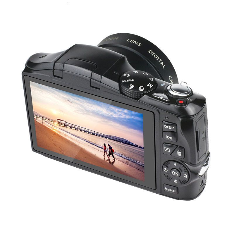 KOMERY CDR6 24MP 20X Zoom 720P HD 3.5 Inch Screen F3.2-6.5 Lens Mirrorless Digital Camera Night Version
