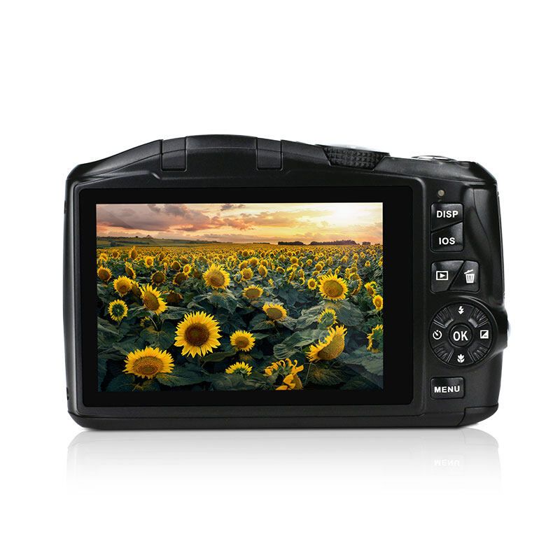 KOMERY CDR6 24MP 20X Zoom 720P HD 3.5 Inch Screen F3.2-6.5 Lens Mirrorless Digital Camera Night Version