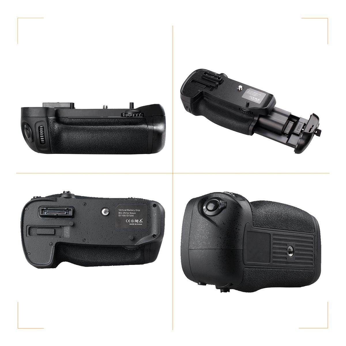 Professional Vertical Grip Pack Holder For Nikon D7100 D7200 Camera As MB-D15 EN-EL15