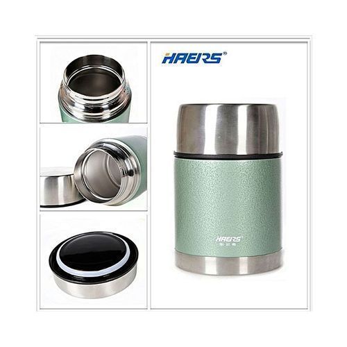 2 Pcs- (Hot/Cold) Metal Vacuum Food Flask 1000ml