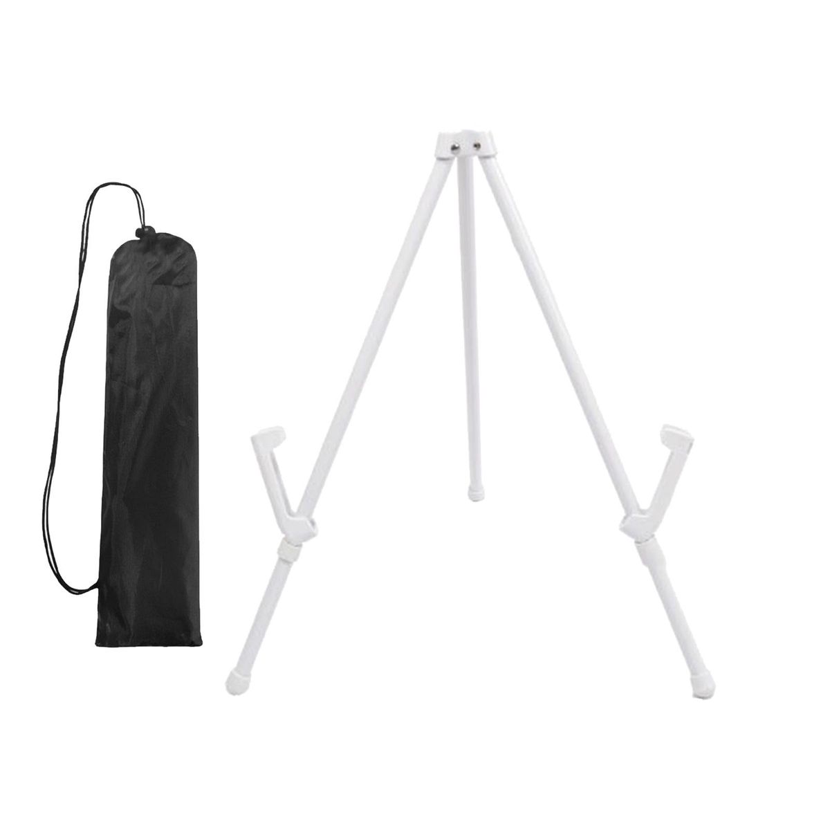 Tripod Display Easel Stand Metal Easel Stable White