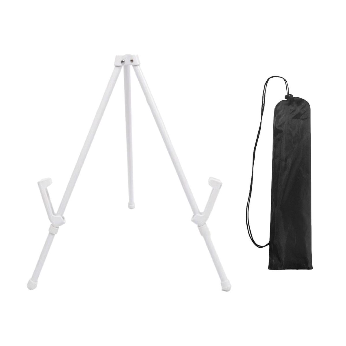 Tripod Display Easel Stand Metal Easel Stable White