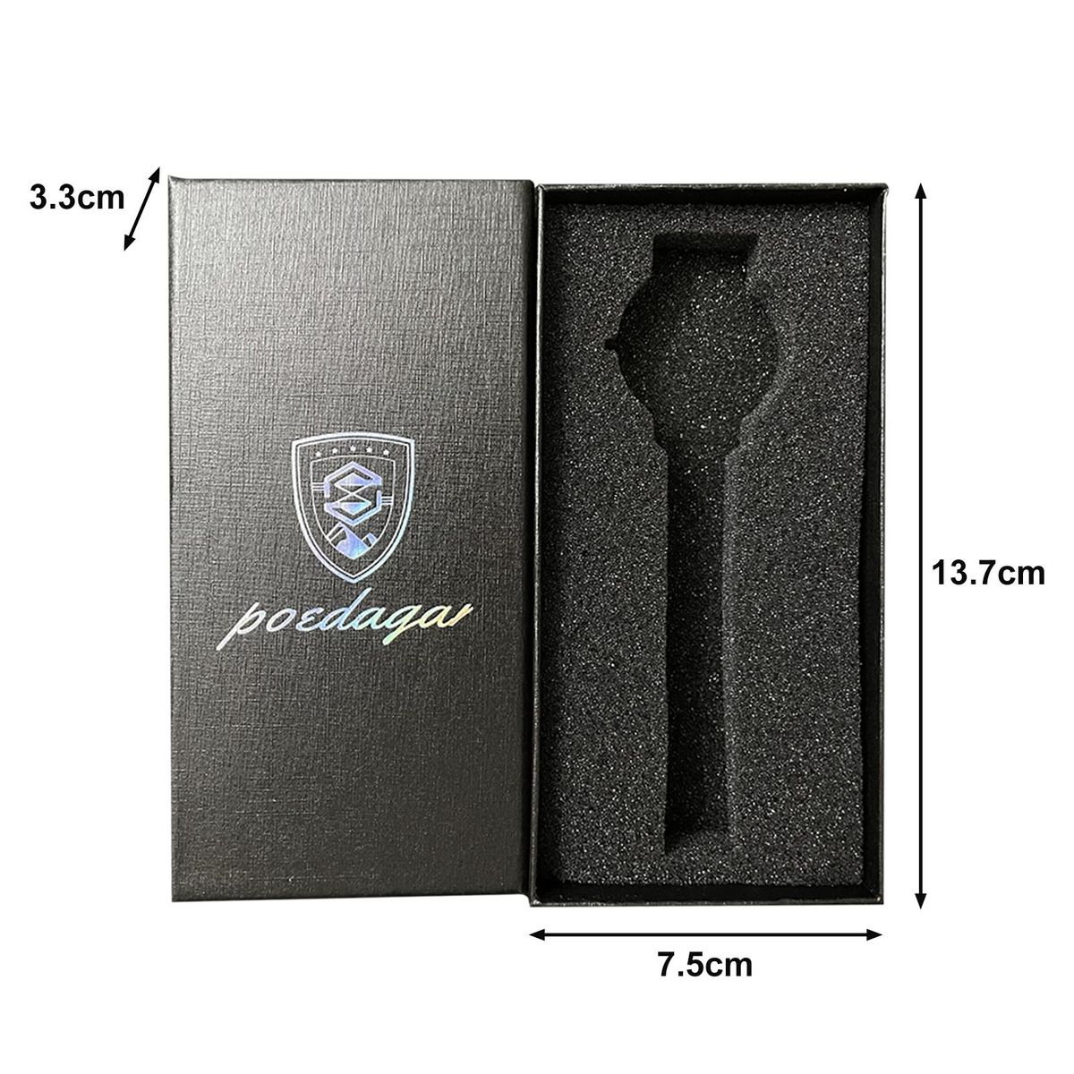 Moisture-proof Watch Case Oblong Watch Storage Box Elegant Wristwatch Black
