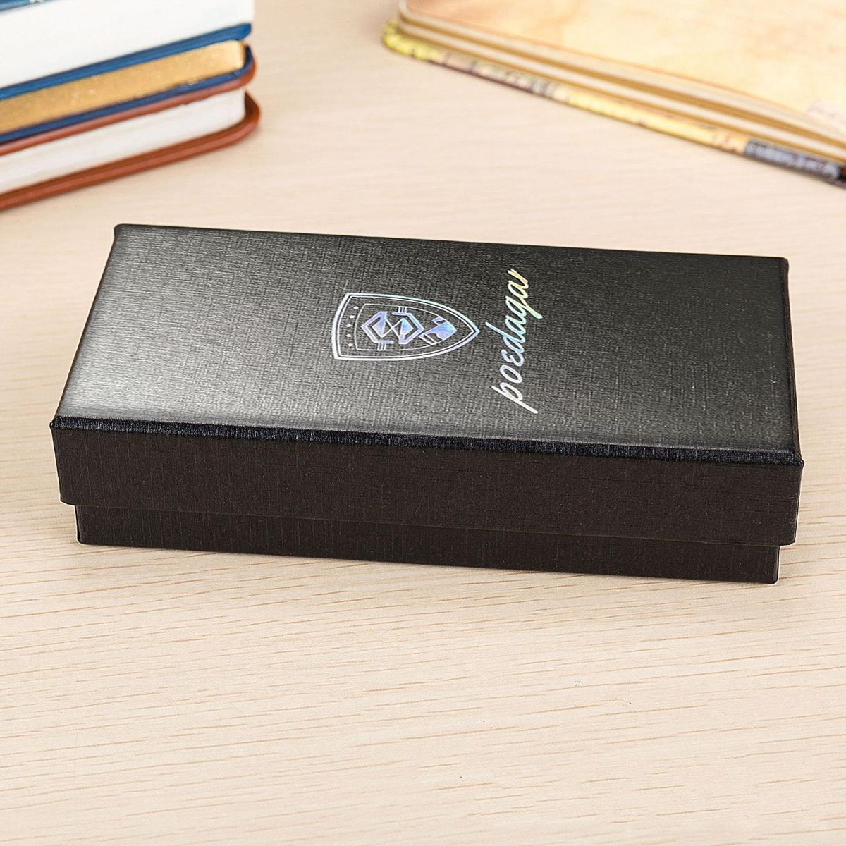 Moisture-proof Watch Case Oblong Watch Storage Box Elegant Wristwatch Black