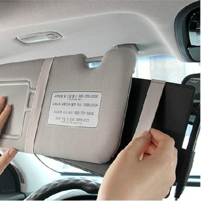 Rice Grains Car Sun Visor Storage Chartered Car Wi