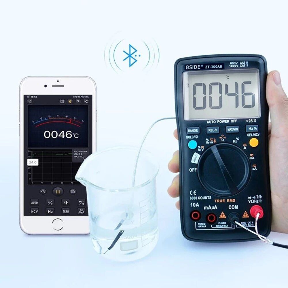 BSIDE ZT-300AB Digital Multimeter Wireless Technology
