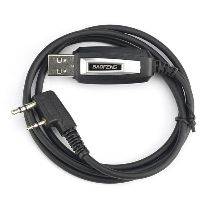 Programming Cable USB Kit For Baofeng GT-3 GT-3TP UV-5R UV-5RTP GT-5 Black