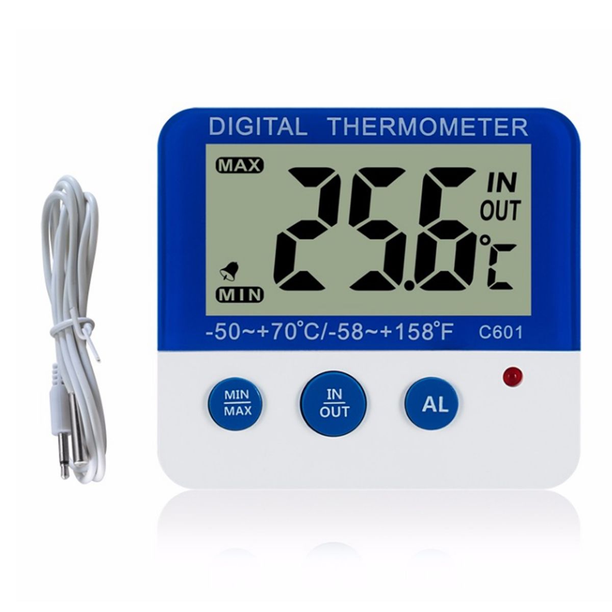 Digital Fridge Thermometer Easy To Read LCD Display Digital