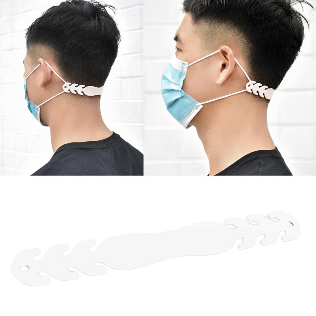 Mask Ear Protection Hook Strap Extender Anti-pain White