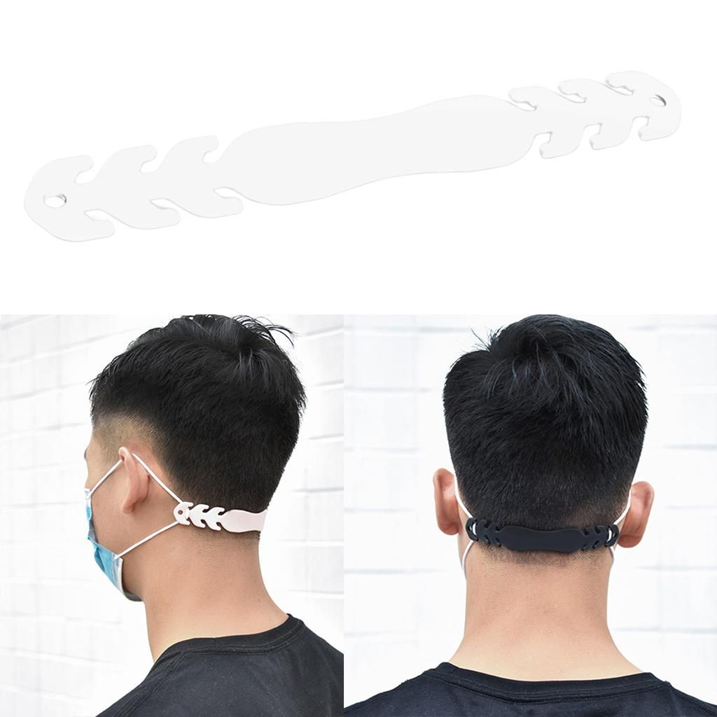 Mask Ear Protection Hook Strap Extender Anti-pain White