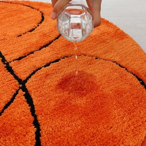 Fiber Round Carpet Floor Mats Imitation Wool